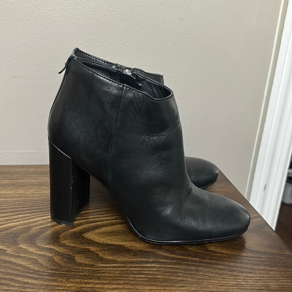 Sam Edelman Black Leather Booties